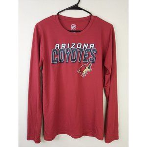 Arizona Cyotes Long Sleeve NHL Youth Size XL 18-20 Red